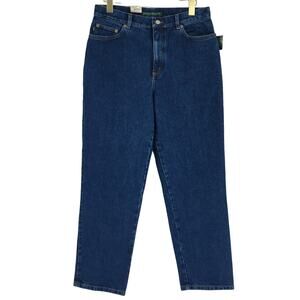 Vintage Emporio Gitano Mom Denim Jeans 18 Tapered Leg Stone Wash Blue NWD $30